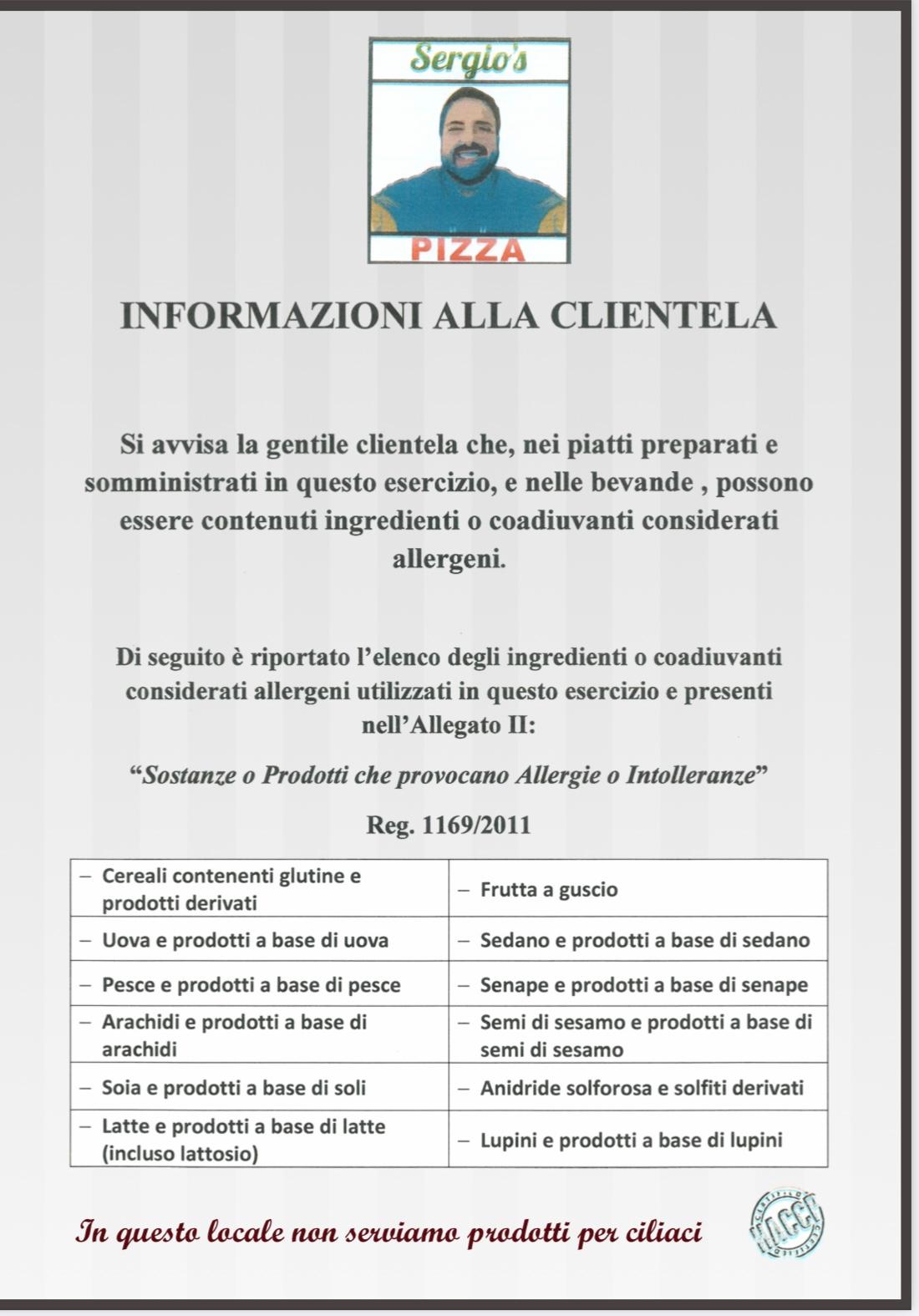 LISTA ALLERGENI